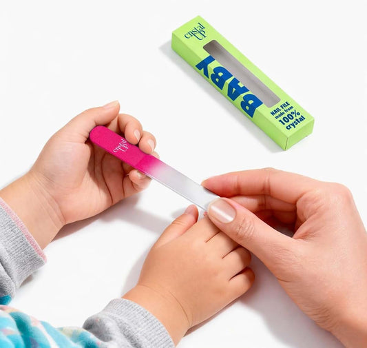 CRISTAL UP BEAUTY TECHNIQUE Cristal UP Baby Glass Nail File for Newborns & Infants, Gentle Nail Care
