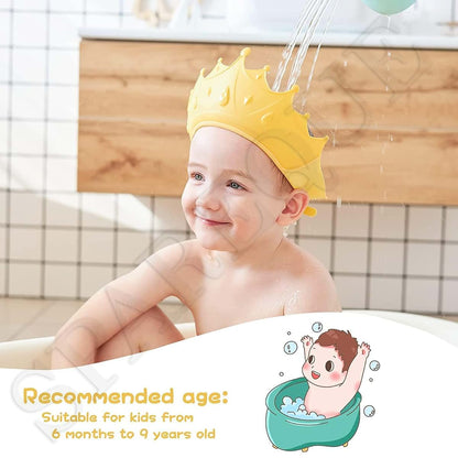 Spareque Baby Bath Shower Cap With Adjustable Crown Design (photo 3)