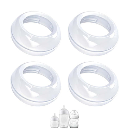 Honeykin Replacement Bottle Ring Collars Compatible with Philips Avent Natural Bottles, PP or Glass Bottles, Screw Ring