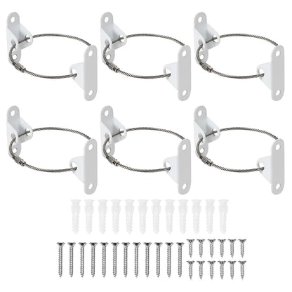 Meccanixity Furniture Anchors - Stainless Steel Wall Securing Straps