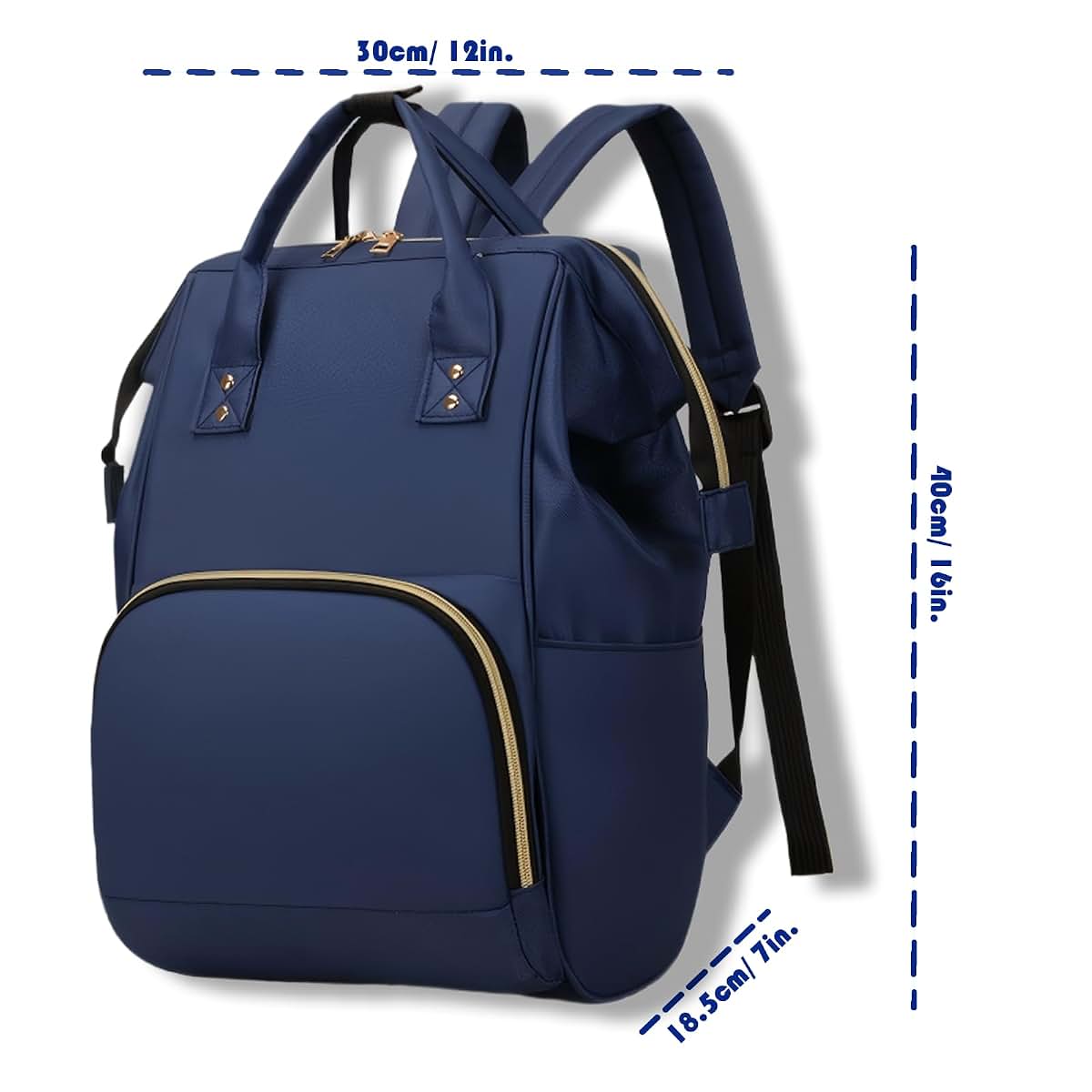 Aguhus Diaper Bag Backpack, Large Capacity Multifunction Diaper Bag Organizer, Waterproof Diaper Bag, Backpack Diaper (photo 2)