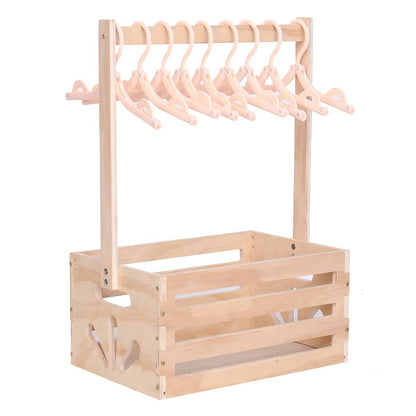 Guilai Wooden Baby Shower Crate Closet Storage Hamper