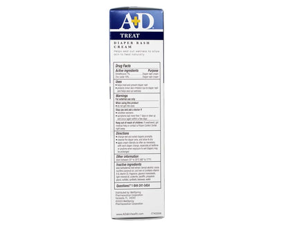 Bayer Consumer A+D Diaper Rash Cream, Zinc Oxide, 4 Ounces each (Value Pack of 2) (photo 3)