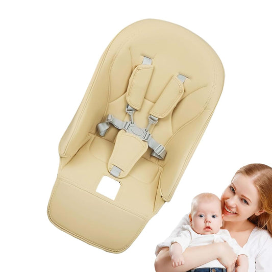 SHZONS Soft Artificial Leather High Chair Cushion Cover