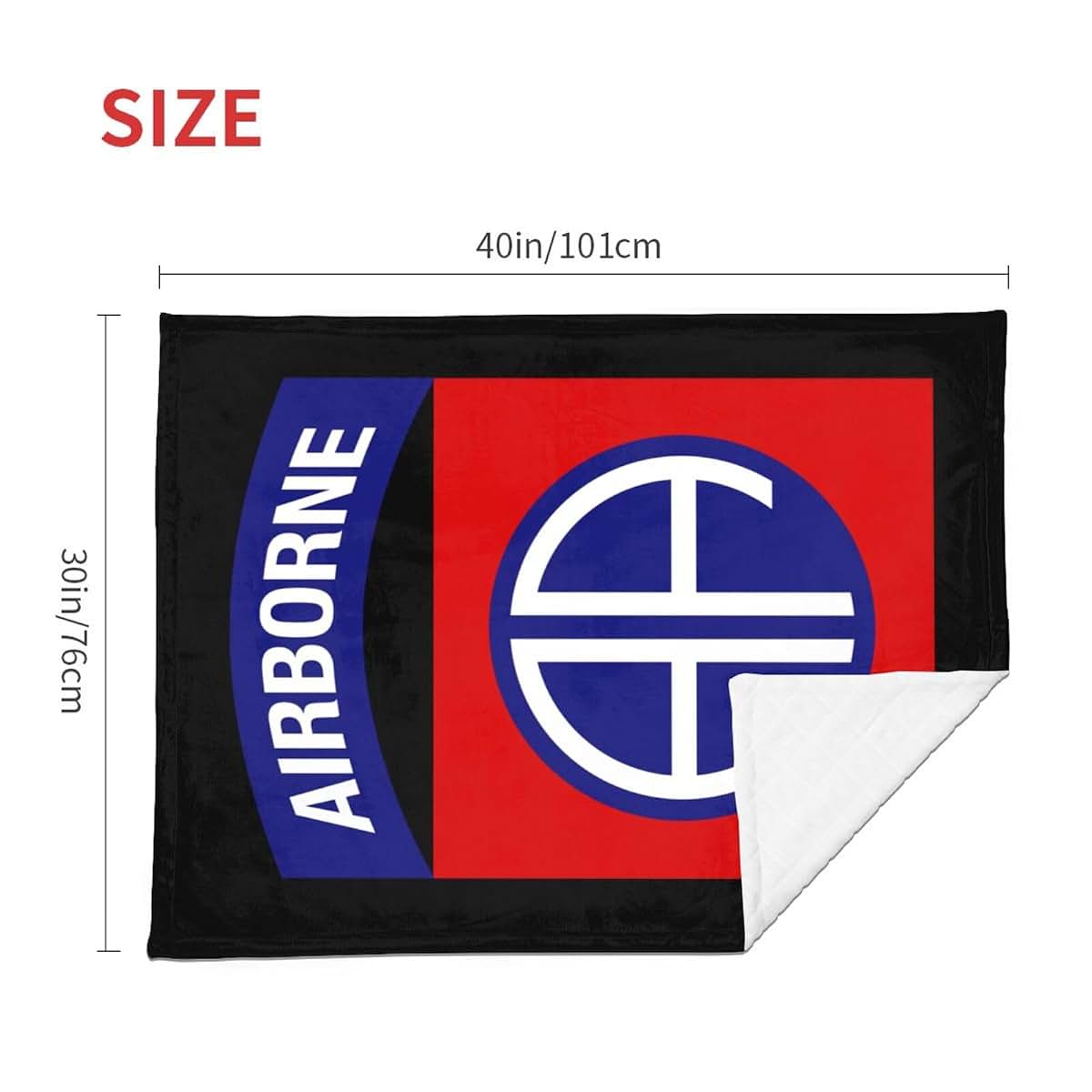 Fulvo Baby Blanket 82nd Airborne Division Swaddle (photo 3)