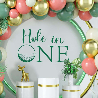 WALLMEII Golf Wall Decal Hole in One 1st Birthday Sticker