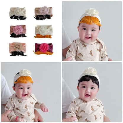 JNIYHGENS Infant Floral Faux Hair Band