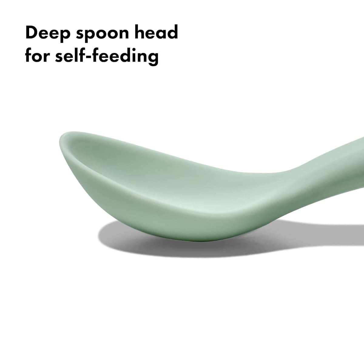 Oxo Tot Silicone Spoons 2 Pack, Dusk And Opal