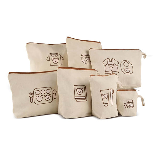 Mini Nomad 7-Piece Diaper Bag Organizer Pouches Set