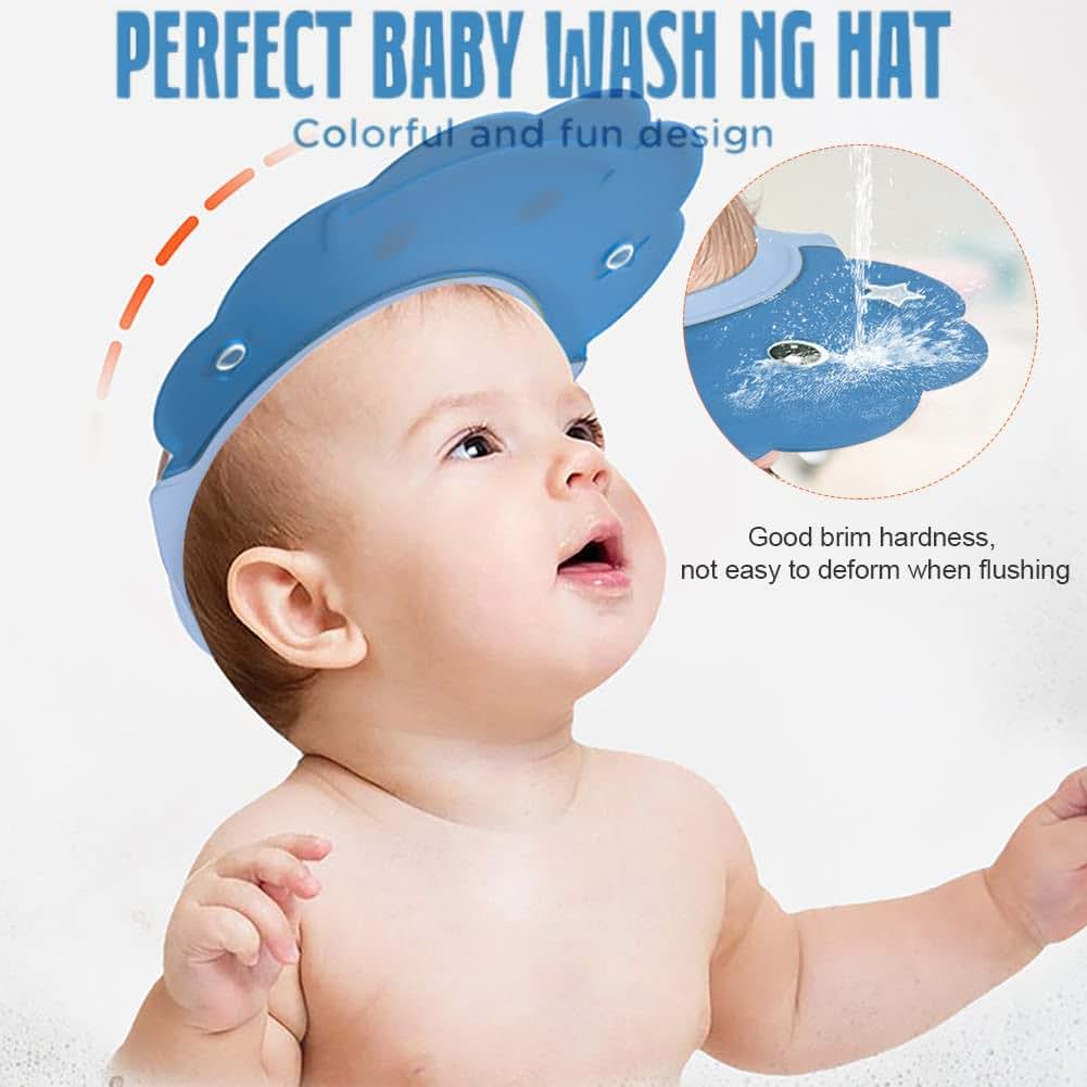 Ibluelover Kids Shower Shampoo Cap Adjustable 2-Pack (photo 4)