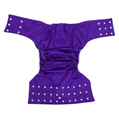 Reusable Adult Diaper Pants with Leak Proof Protection, Purple