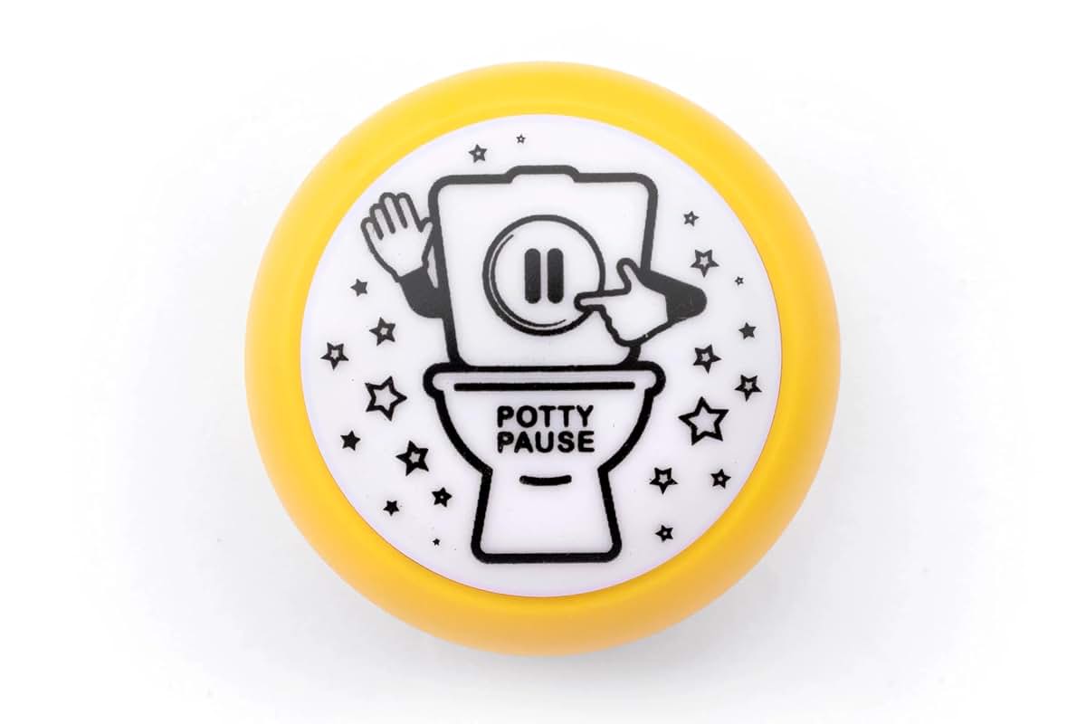 Potty Pause Push-Button Light - Yellow Potty Training Aid
