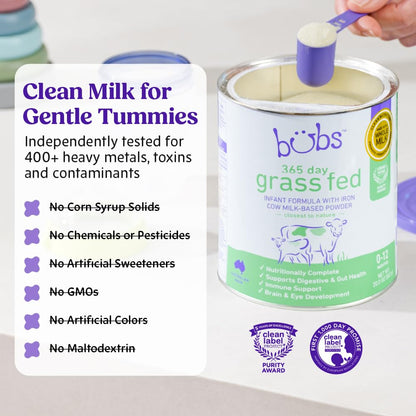Bubs 365 Day Grass Fed Infant Formula