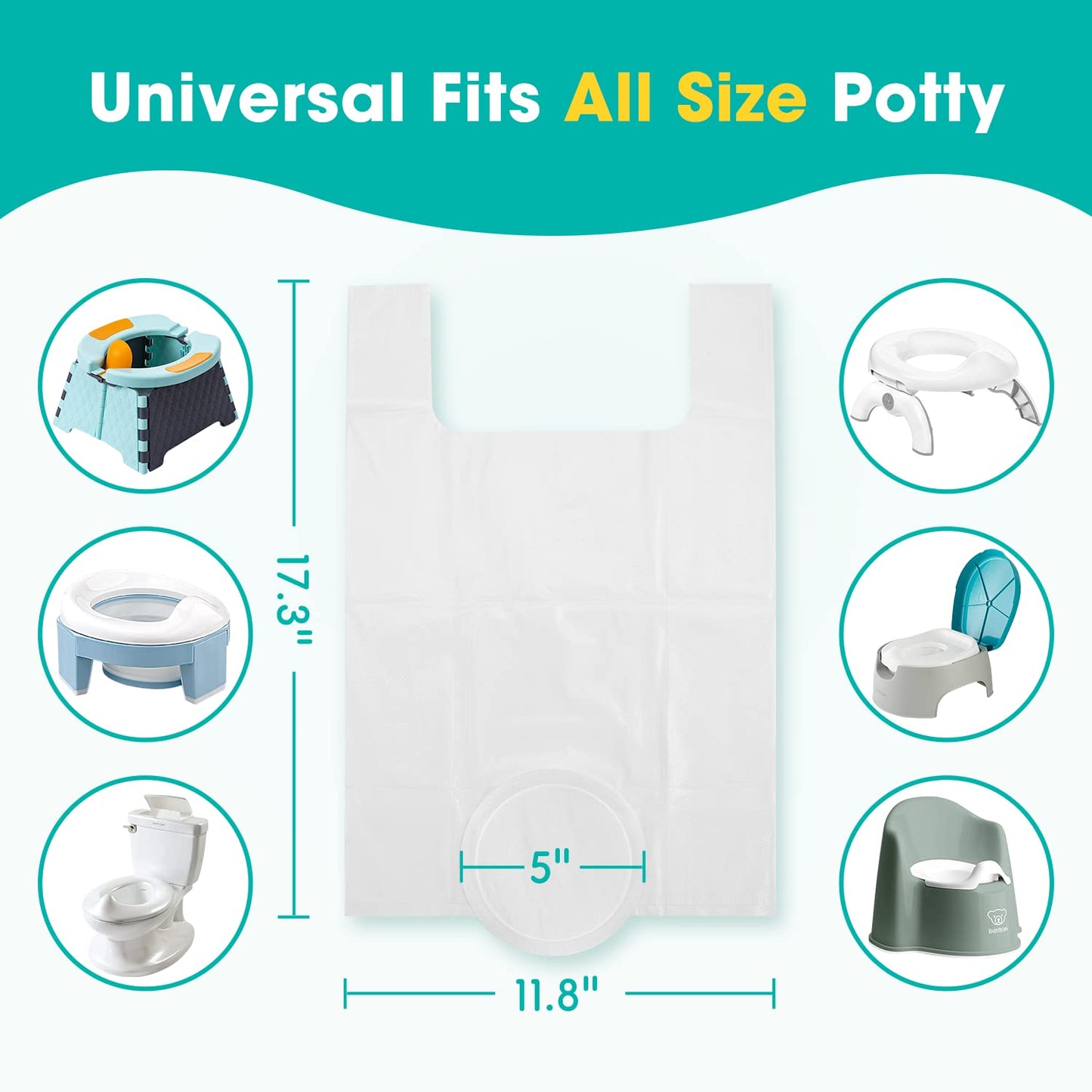 BabyOneStop Disposable Potty Liners