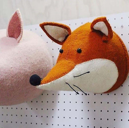 Guanshan 3D Animal Head Wall Hanging For Nursery Decor (photo 2)