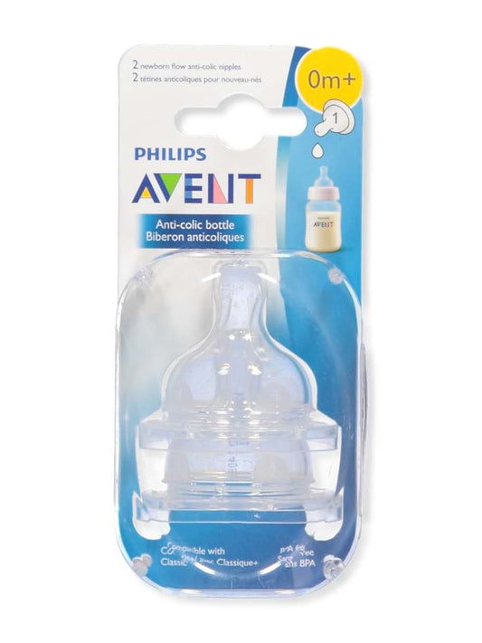 Philips Avent Anti-Colic Newborn Nipple, 2 Pack