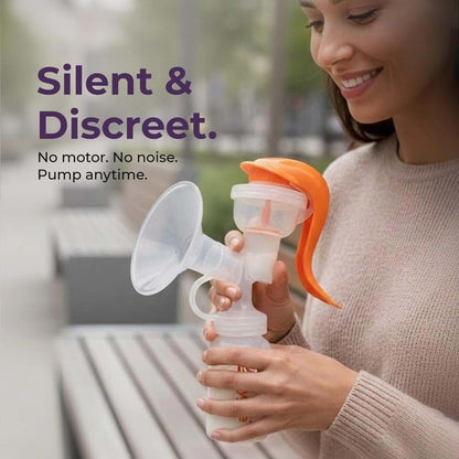 Hygeia Manual Breast Pump for Portable Single-Hand Use