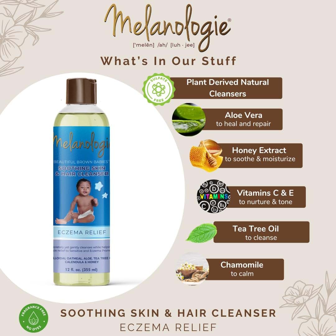 Melanologie Beautiful Brown Babies Skin & Hair Cleanser for Infants