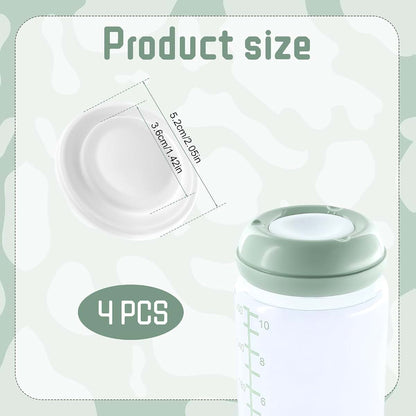 Momcozy Natural Baby Bottle Replacement Seal Stoppers, 4 Pack