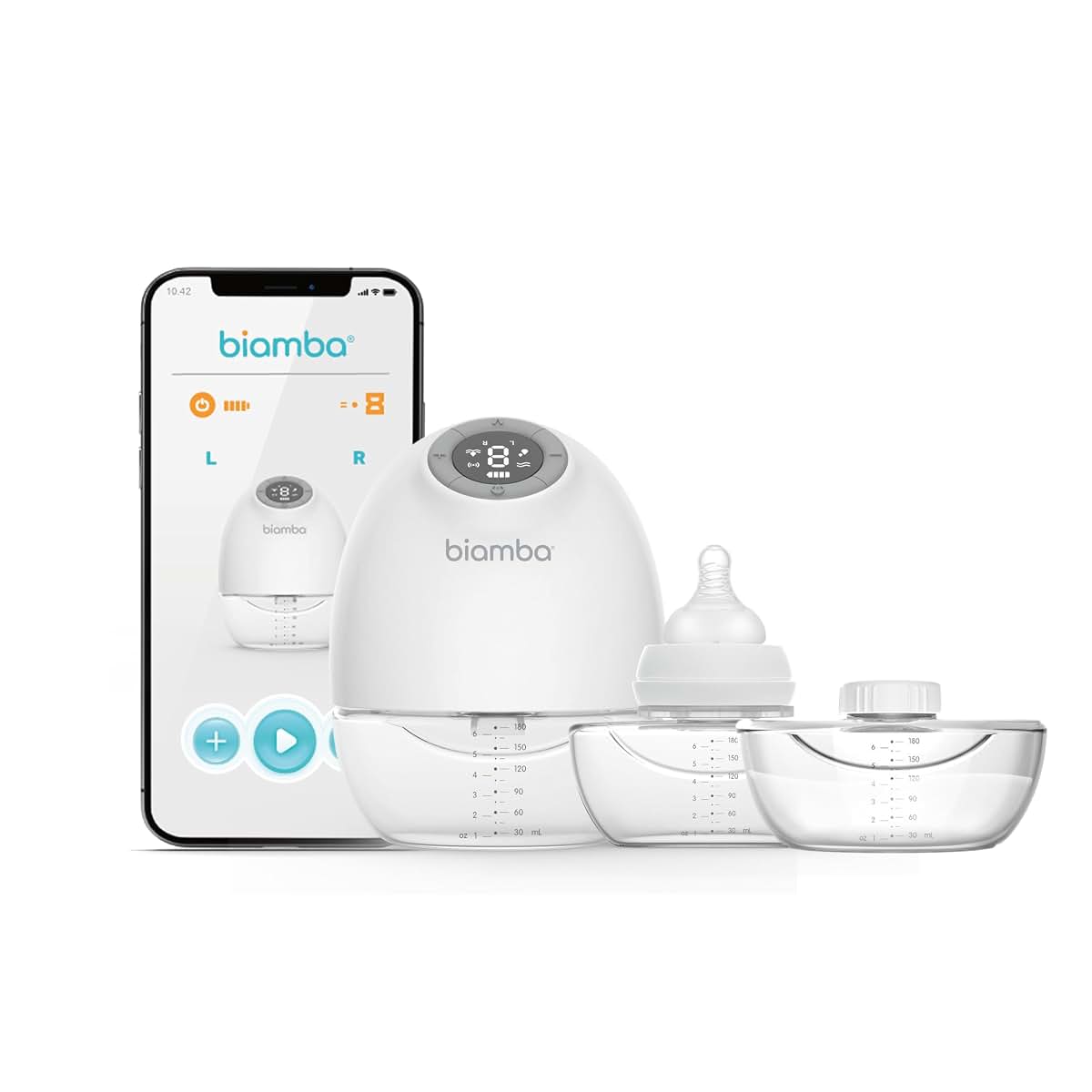 Biamba Pump Pro Wearable Breast Pump 180ml Capacity