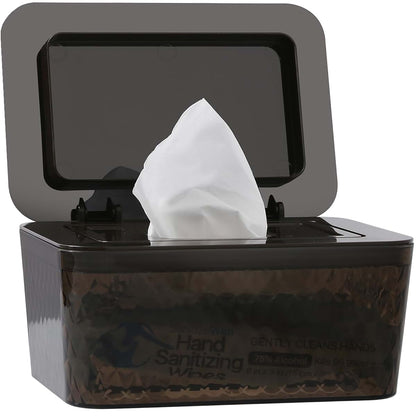 Wipes Dispenser Holder - Large Capacity Moist Wipes Container