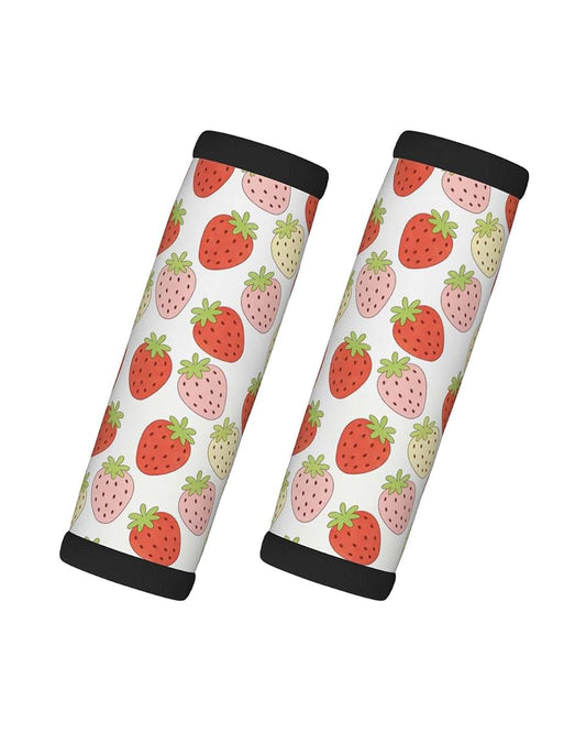 Feodoxo Luggage Handle Wraps Grips - Strawberry Pattern for Multi-Purpose Use