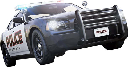Stickit Graphix 12" Police Cop Car Wall Decal Sticker 3D Wall Art Vinyl Graphic Boys Bedroom Game Room Man Cave Decor