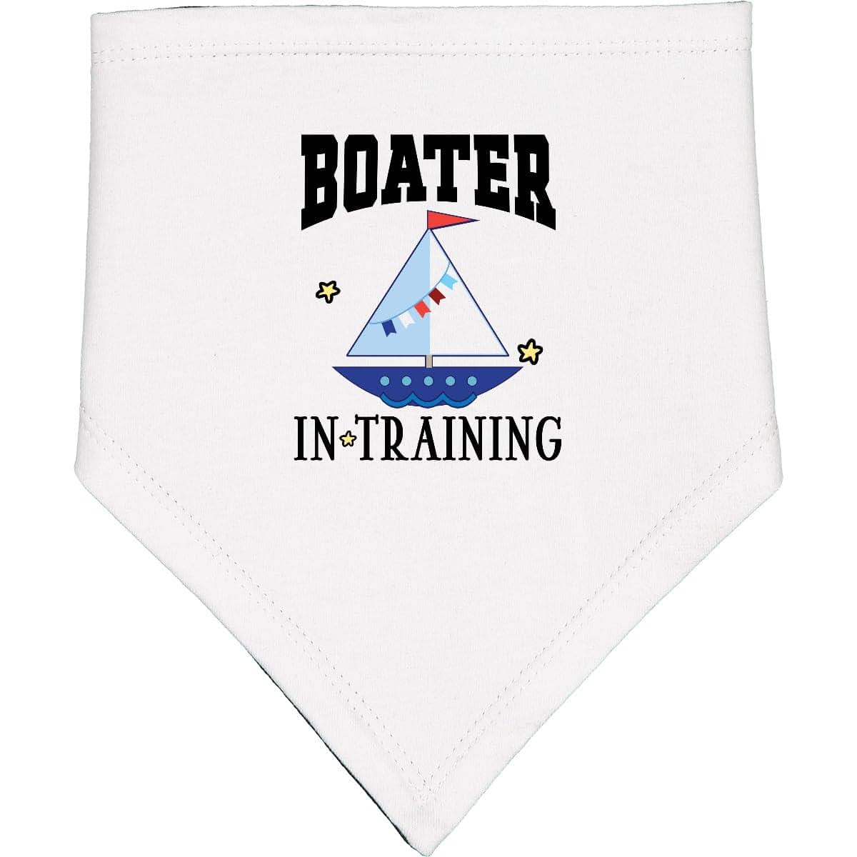 Inktastic Boating Future Boater Baby Bandana Bib 100% Cotton