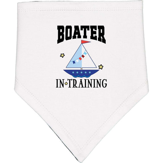 Inktastic Boating Future Boater Baby Bandana Bib 100% Cotton