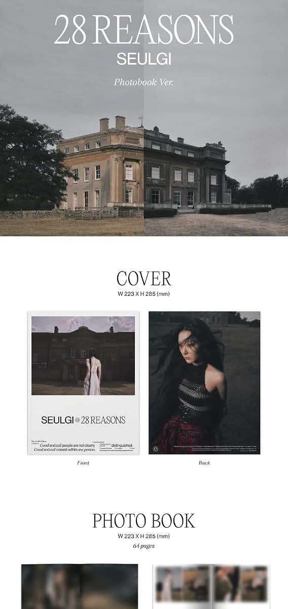 DREAMUS RED VELVET Seulgi 28 Reasons 1st Mini Album PhotoBook Version
