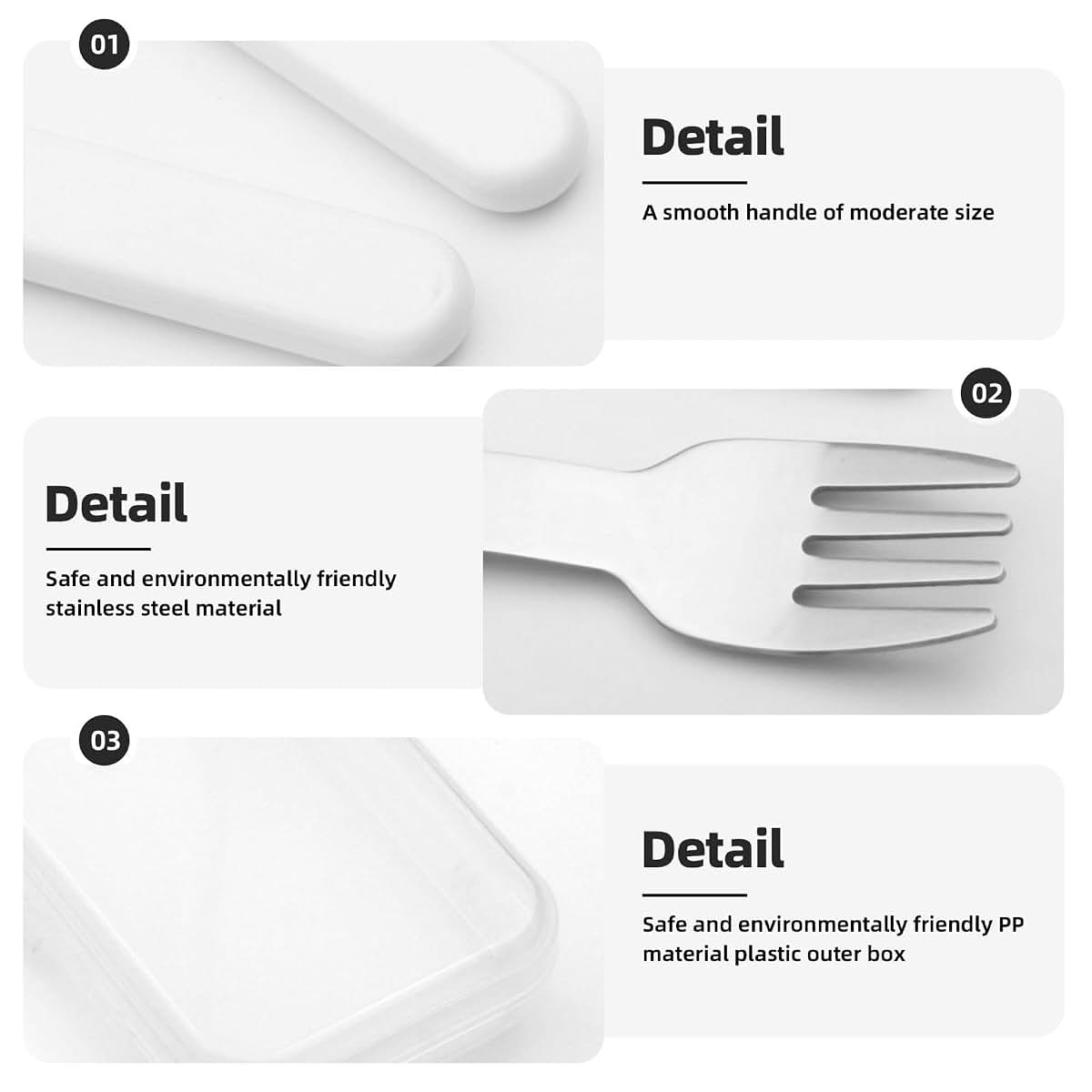 WZYCWB Standing Lion Pattern Tableware Set 3-Piece Set Kindergarten Tableware Outdoor Picnic Portable Tableware (photo 3)