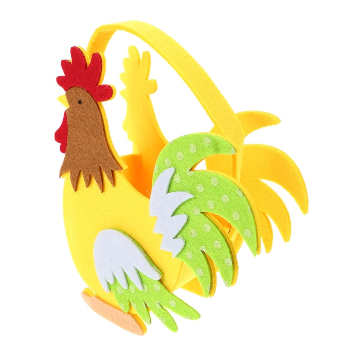 Milisten Easter Baskets Non-woven Chicken Egg Basket