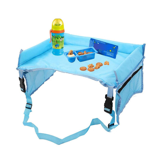 KERALI Kids Travel Tray, 260g Baby Car Seat Snack Play Tray, Waterproof Kids Car Seat Travel Tray, Car Seat Activity