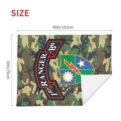 FULVO Baby Blanket Army 75th Ranger Regiment Swaddle 30"X 40" (photo 3)