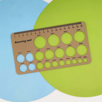 HOUNIIXIE Silicone Nipple Ruler Flange Sizing Tool Accessories Flange Measuring Tool Skin Friendly Ruler