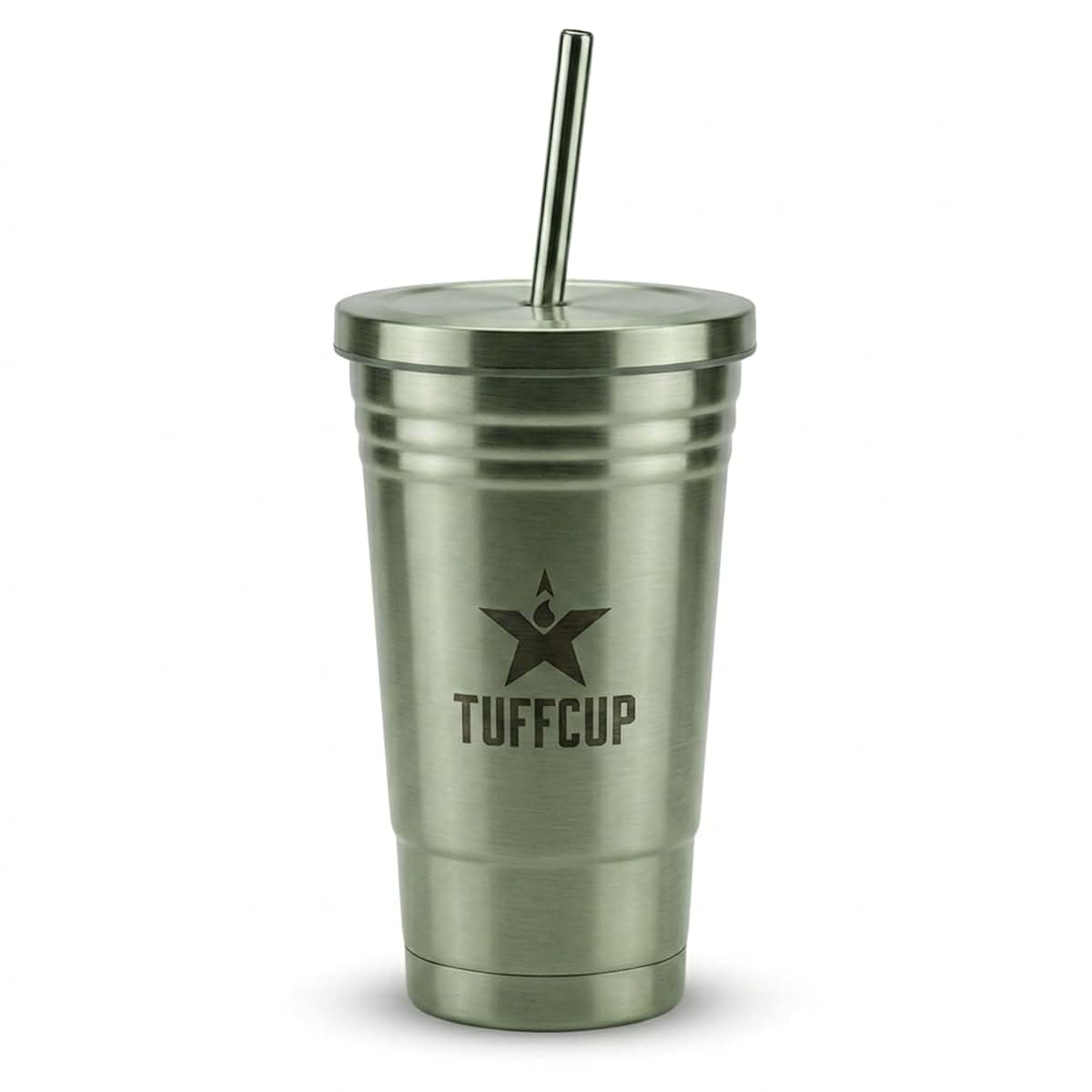 Tuffcup Double Wall Stainless Steel Cold Cup, 16 Ounces