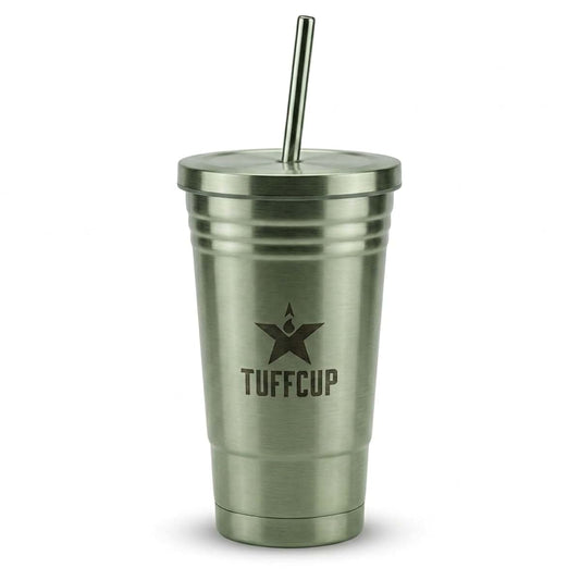 Tuffcup Double Wall Stainless Steel Cold Cup, 16 Ounces