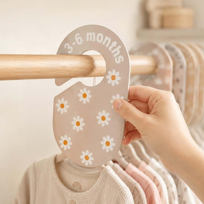 8 Pcs Double-Sided Baby Closet Divider Set for Wardrobe Organization