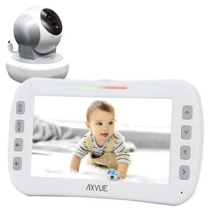 Axvue Video Baby Monitor With Remote Camera, Grey