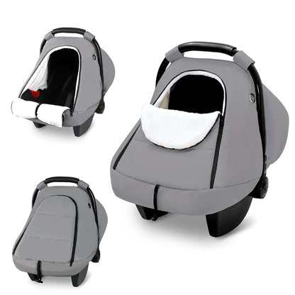 Swesen Winter Car Seat Cover With Fleece Lining And Water Resistant Fabric
