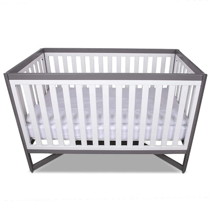 Polyfill Toddler Comforter for Crib and Bed, Lightweight White Quilt (photo 4)