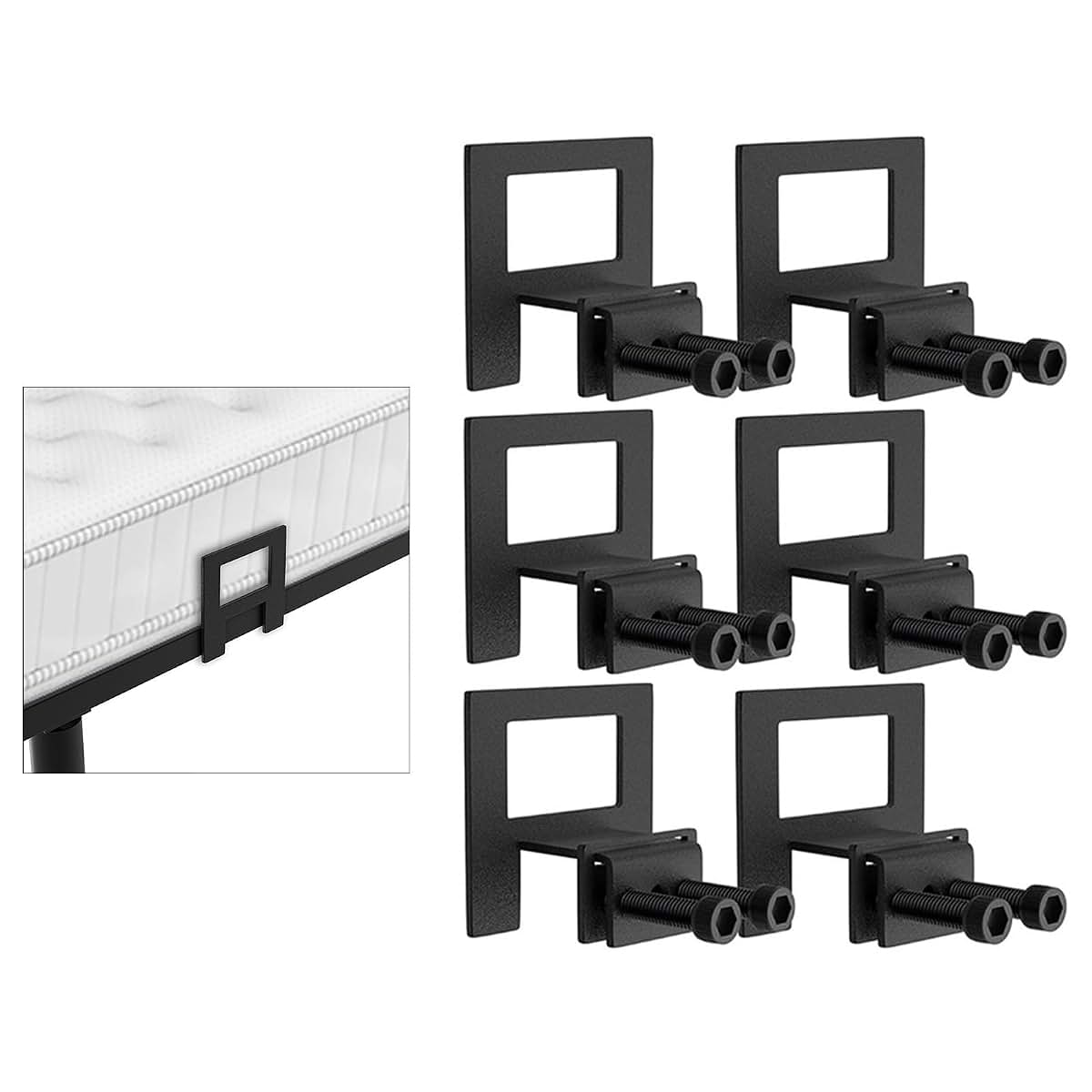 LEIQI Metal Guard Plate Suitable for Mattress Stability Adjustable Width Protectors Prevents Sliding and Scratches (photo 2)