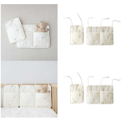 Blulily Baby Bed Storage Bag With Single Double Pocket (photo 2)