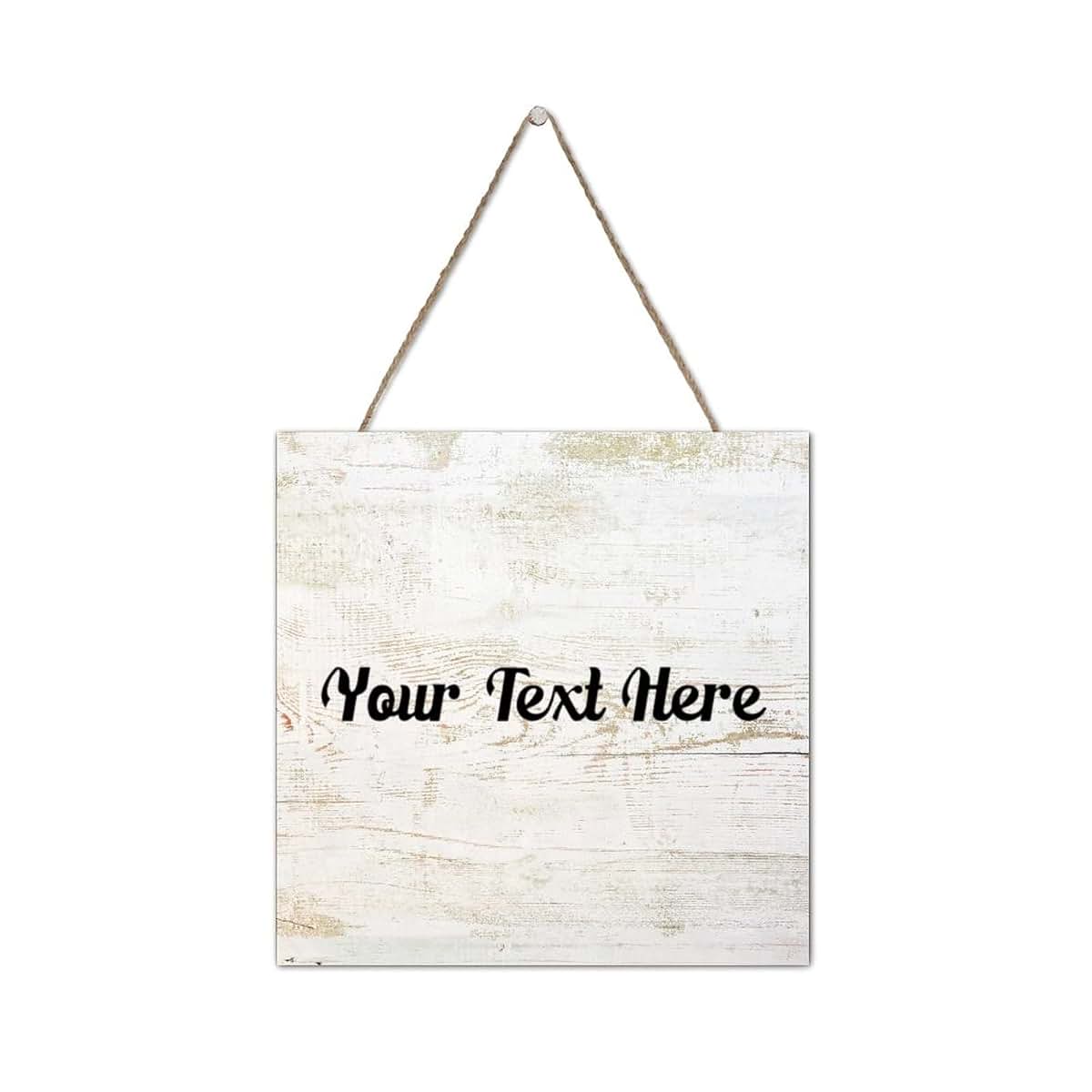 Customgiftshop Personalized Rustic Wooden Wall Plaque For Nursery