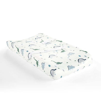 Lush Decor Baby Dinosaurs Roar Soft And Plush Changing Pad Cover