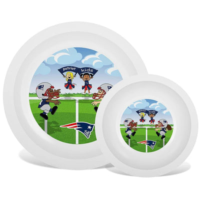 NFL Legacy Infant Plate & Bowl Set - New England Patriotic Mealware