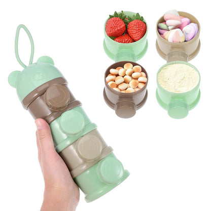 Kisangel 4-Layer Milk Powder Box Portable Formula Storage Container