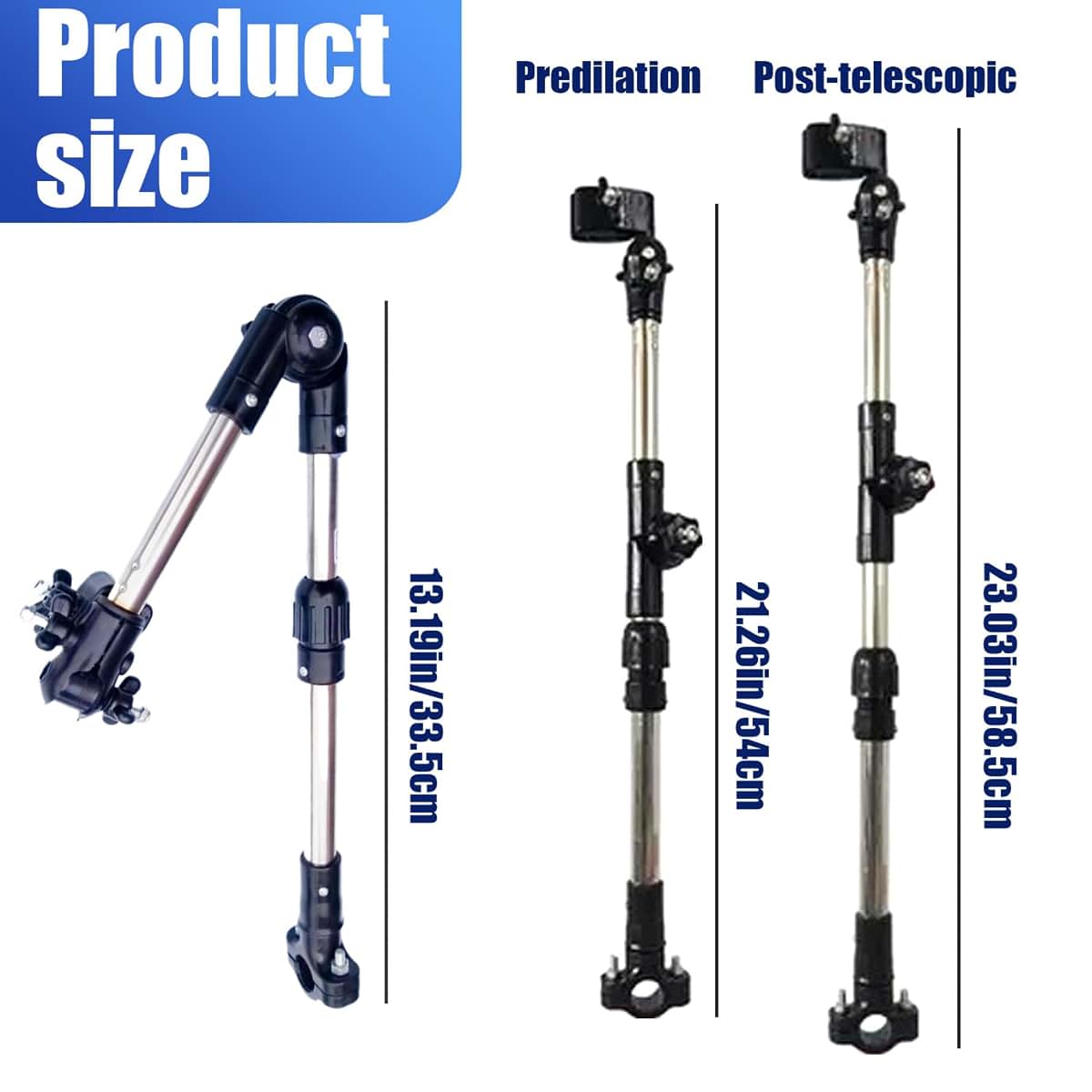 Universal Umbrella Clamp Holder for Strollers & Poles