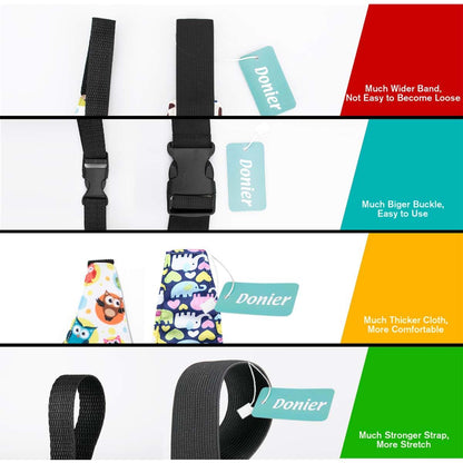 Donier Toddler Car Seat Neck Relief And Head Support Band - 2 Pack (photo 2)