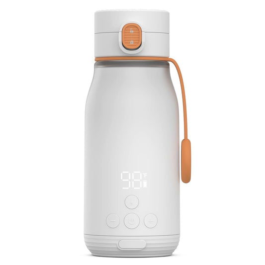 BuubiBottle Portable Milk Warmer for Baby by Quark - Rechargeable USB Bottle Warmer for Breastmilk, Water & Formula